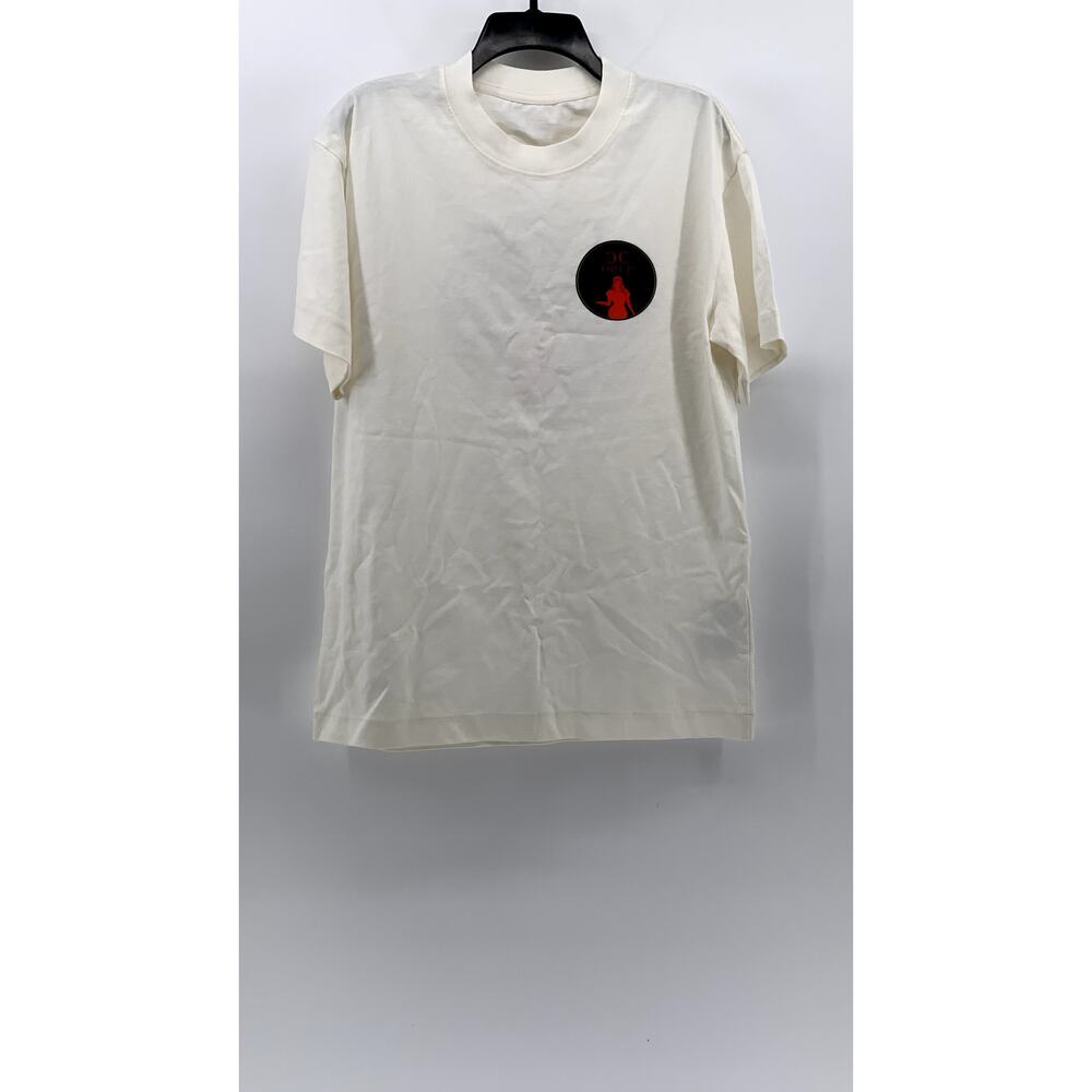 UNBRNADED Men's White Graphic Crewneck Short Sleeve Boxy T-Shirt SZ S